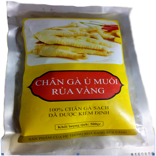 Chân gà ủ muối rùa vàng